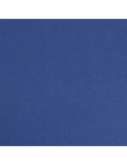 Coupon coton uni 50 x 50 cm bleu