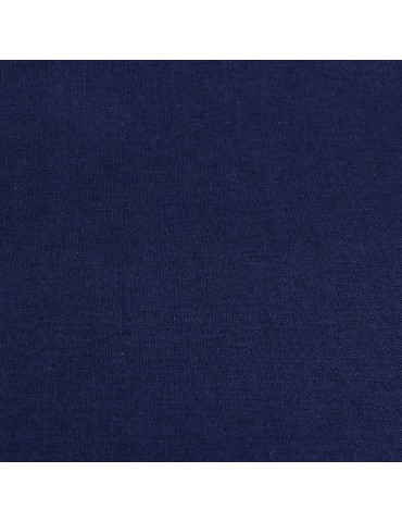 Coupon coton uni 50 x 50 cm bleu