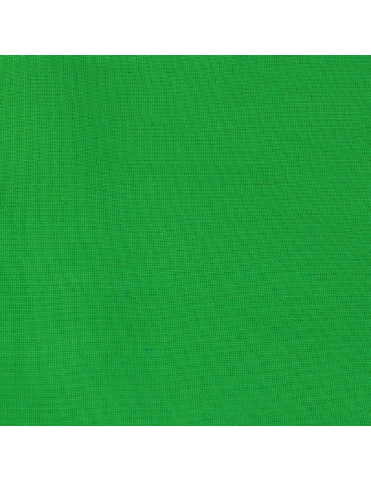 Coupon coton uni 50 x 50 cm vert
