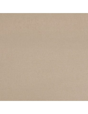 Coupon coton uni 50 x 50 cm beige