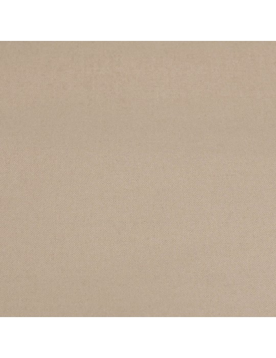 Coupon coton uni 50 x 50 cm beige