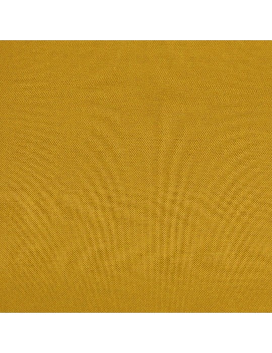 Coupon coton uni 50 x 50 cm jaune