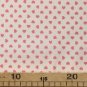 Coupon coton imprimé 150 x 50 cm rose