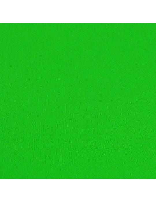 Coupon coton uni 150 x 50 cm vert