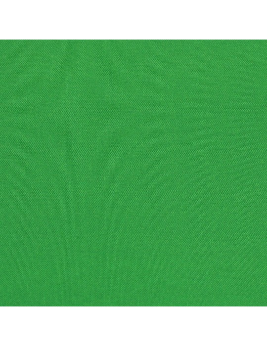 Coupon coton uni 150 x 50 cm vert