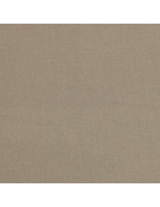 Coupon coton uni 150 x 50 cm marron