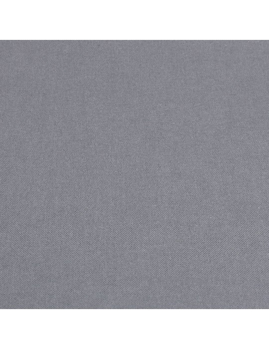 Coupon coton uni 150 x 50 cm gris
