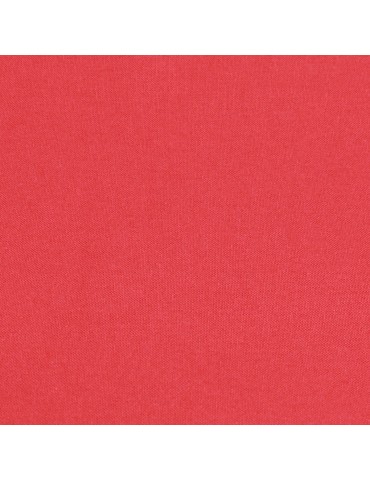 Coupon coton uni 150 x 50 cm rouge