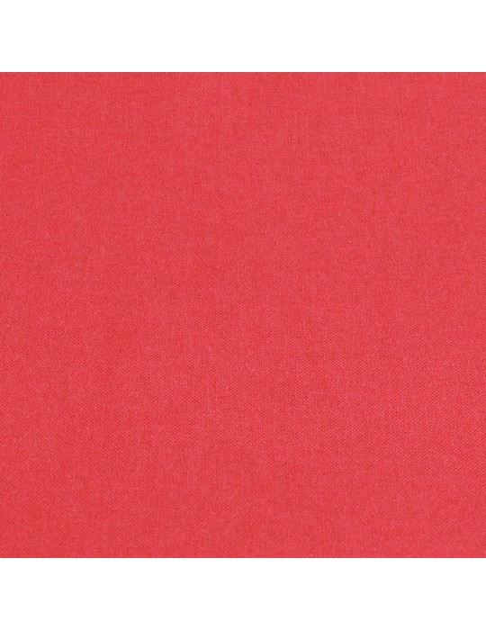 Coupon coton uni 150 x 50 cm rouge