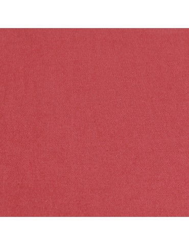 Coupon coton uni 150 x 50 cm rouge