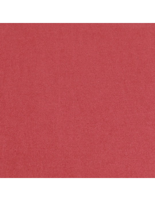 Coupon coton uni 150 x 50 cm rouge