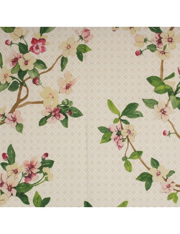 Coupon imprimé 150 x 50 cm vert