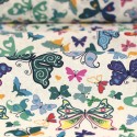 Coupon coton imprimé 50 x 50 cm multicolore