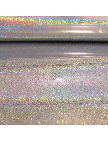 Coupon simili brillant 50 x 70 cm argenté