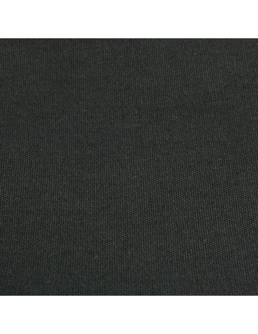 Coupon demi natté noir 150 x 280 cm