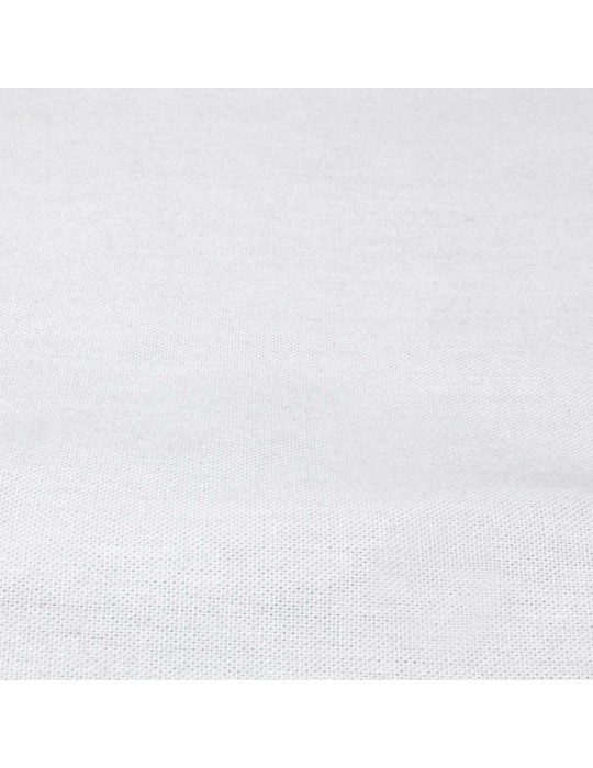 Coupon demi natté blanc 150 x 280 cm