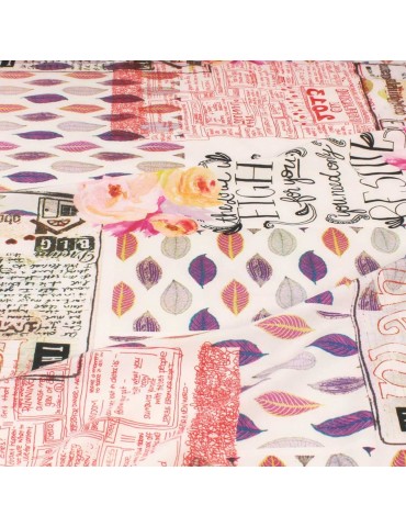 Coupont issu polyester 300 x 150 cm multicolore