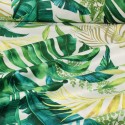 Tissu velours imprimé jungle vert Tissu velours imprimé jungle vert