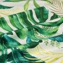 Tissu velours imprimé jungle vert Tissu velours imprimé jungle vert