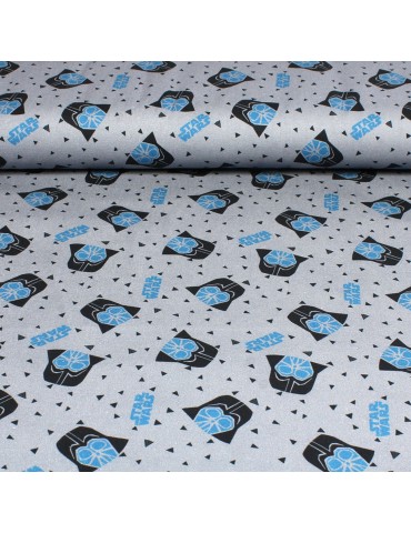 Tissu coton imprimé enfant DISNEY gris