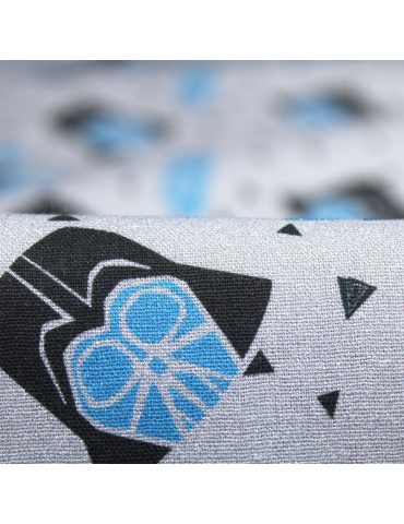 Tissu coton imprimé enfant DISNEY gris