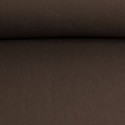 Tissu ameublement demi-natté grande largeur marron