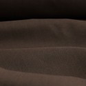 Tissu ameublement demi-natté grande largeur marron