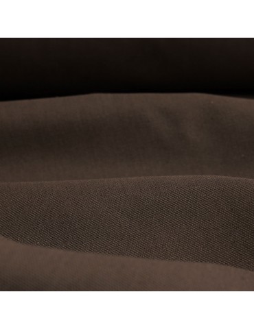 Tissu ameublement demi-natté grande largeur marron