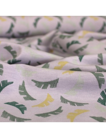 Tissu Jersey imprimé violet