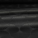 Tissu jacquard coquillages 150 cm gris
