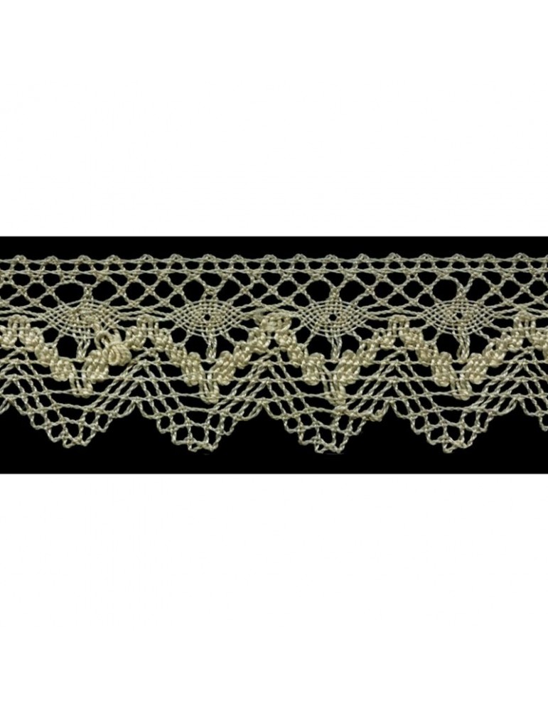 Dentelle coton beige