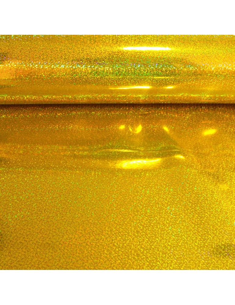 Tissu simili brillant 140 cm  doré