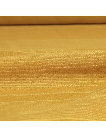 Tissu voilage rayures 100 % polyester 280 cm jaune