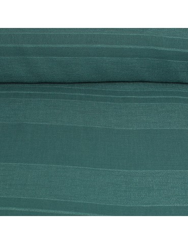 Tissu voilage rayures 100 % polyester 280 cm vert
