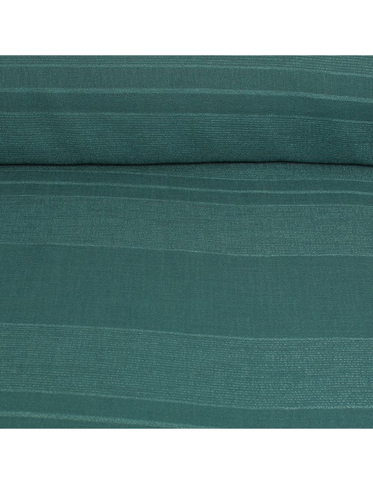 Tissu voilage rayures 100 % polyester 280 cm vert