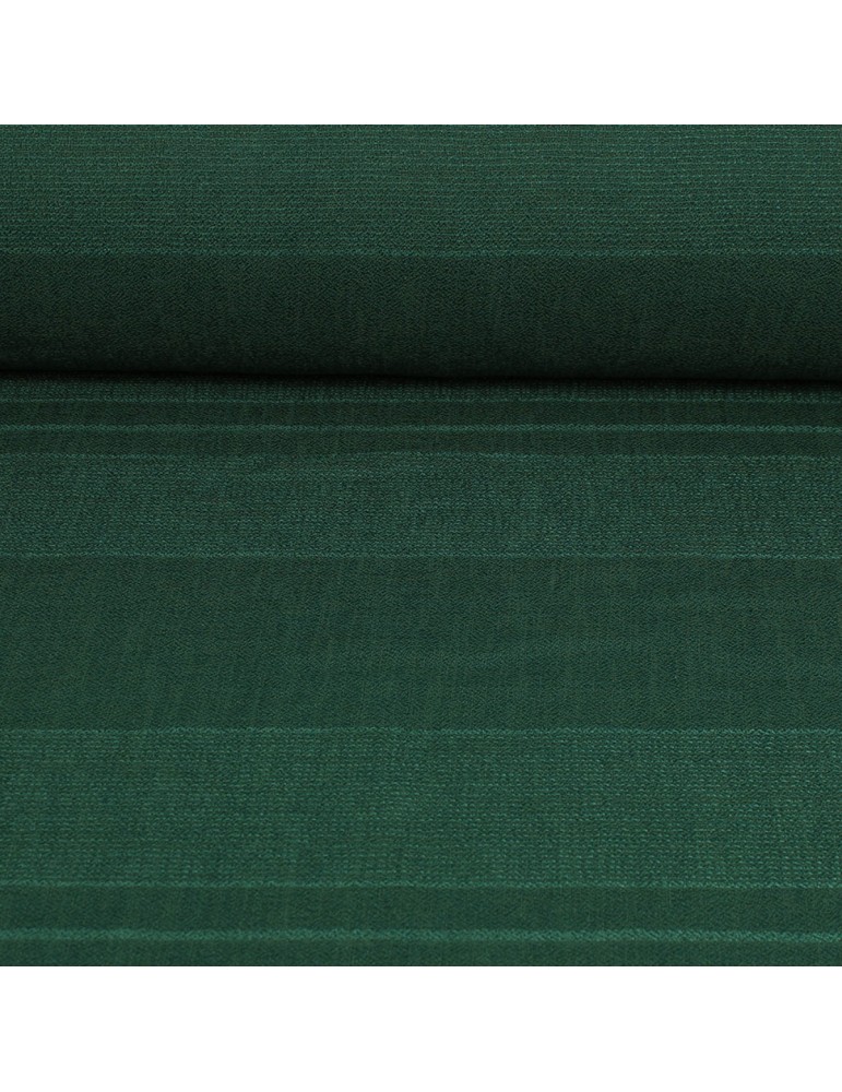 Tissu voilage rayures 100 % polyester 280 cm vert