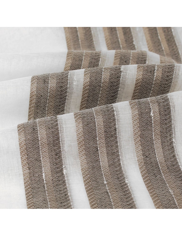 Voilage étamine plombé hauteur 300 cm beige Voilage étamine plombé hauteur 300 cm beige