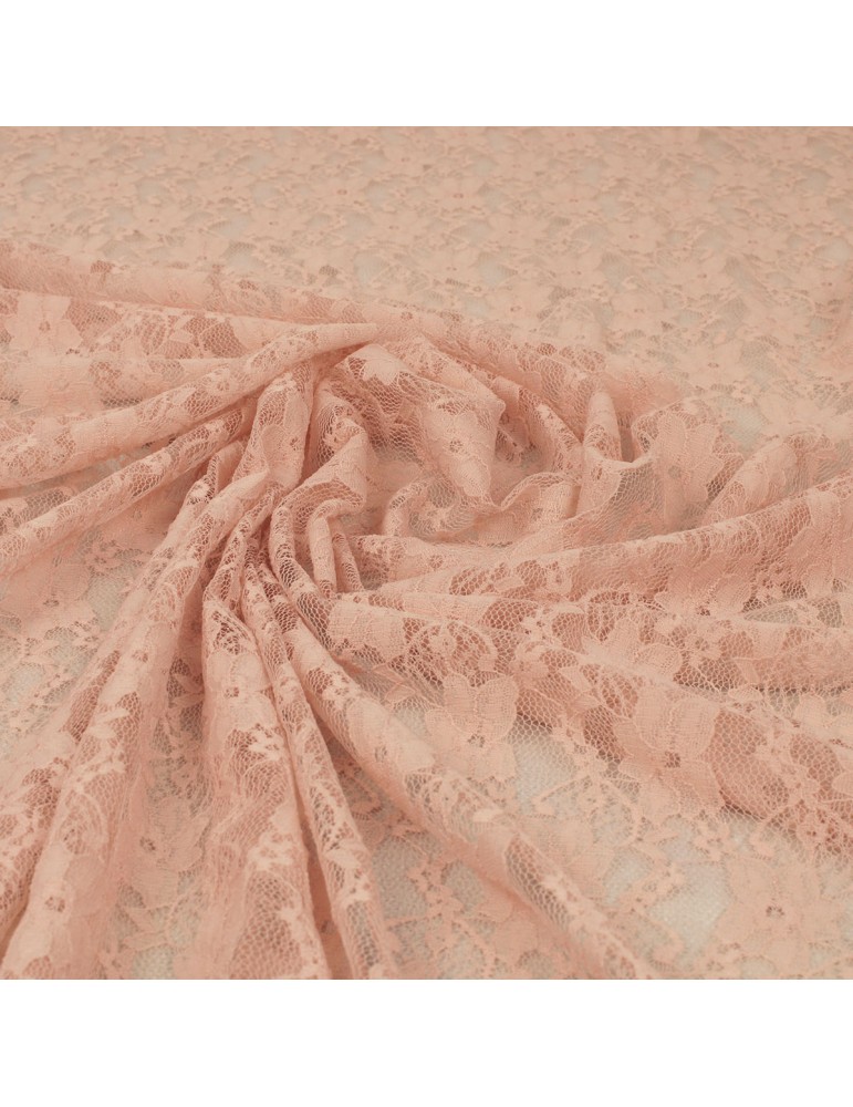 Coupon dentelle rose 300 x 155 cm Coupon dentelle rose 300 x 155 cm