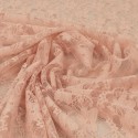 Coupon dentelle rose 300 x 155 cm Coupon dentelle rose 300 x 155 cm