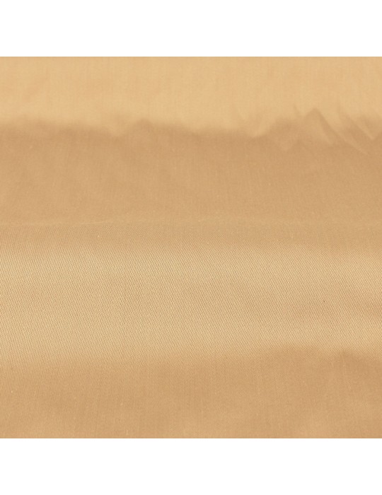 Tissu coton uni sable