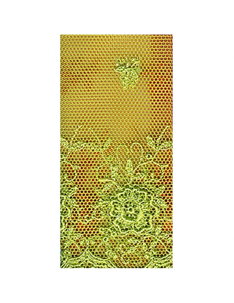 Dentelle valenciennes 10 cm vert