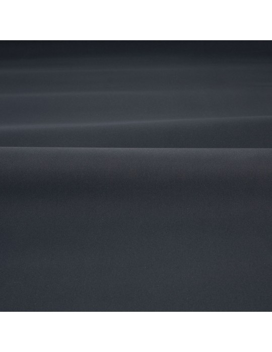Tissu simili cuir uni marine