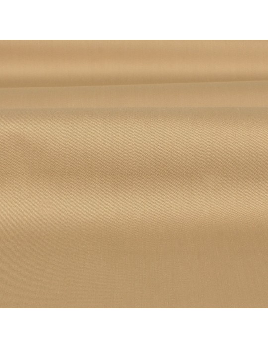 Toile habillement coton/polyester beige
