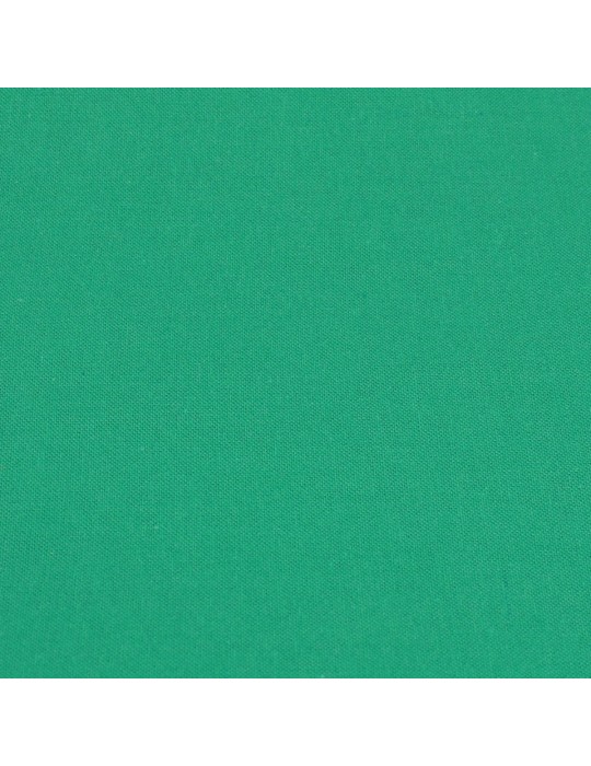 Coupon coton uni 150 x 50 cm vert