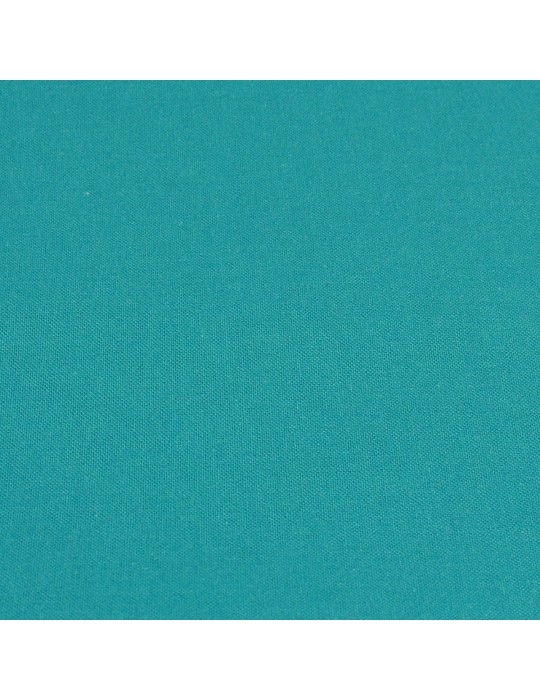 Coupon coton uni 150 x 50 cm bleu