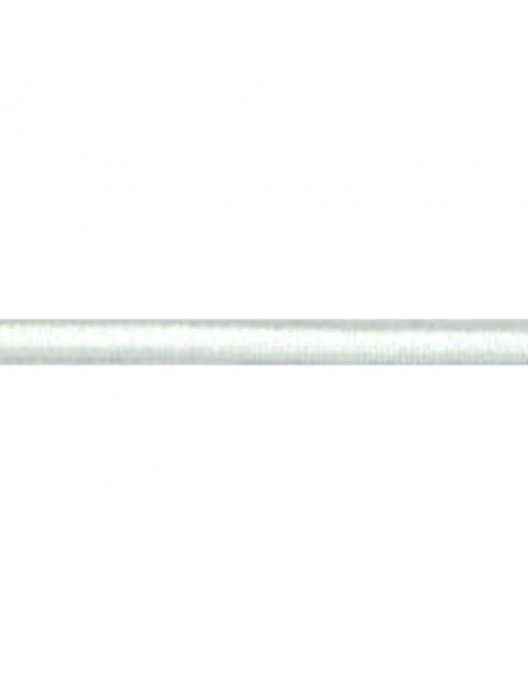Elastique rond chapeau 1,2 mm blanc Elastique rond chapeau 1,2 mm blanc