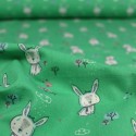 Tissu 100% coton imprimé vert Tissu 100% coton imprimé vert
