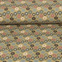 Tissu Jersey imprimé bio jaune Tissu Jersey imprimé bio jaune