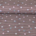 Tissu Jersey imprimé bio violet Tissu Jersey imprimé bio violet