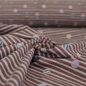 Tissu Jersey imprimé bio violet Tissu Jersey imprimé bio violet